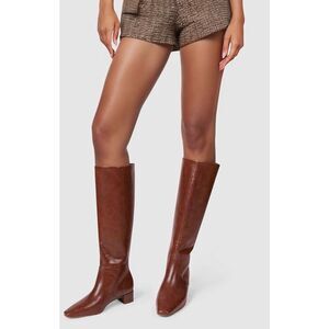 MUCCCUTE Knee High Boots - Boots for Women Square Toe Chunky Heels